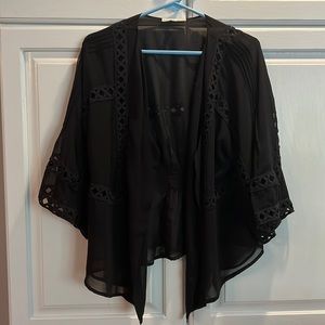 Daniel Rainn Sheer & Latice top